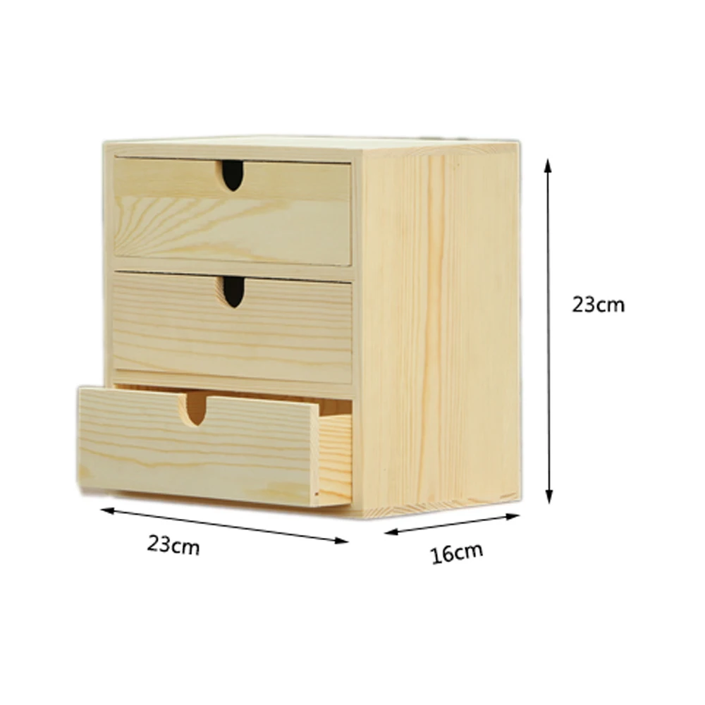 A1 деревянный ящик для хранения настольный шкаф косметики многоуровневый