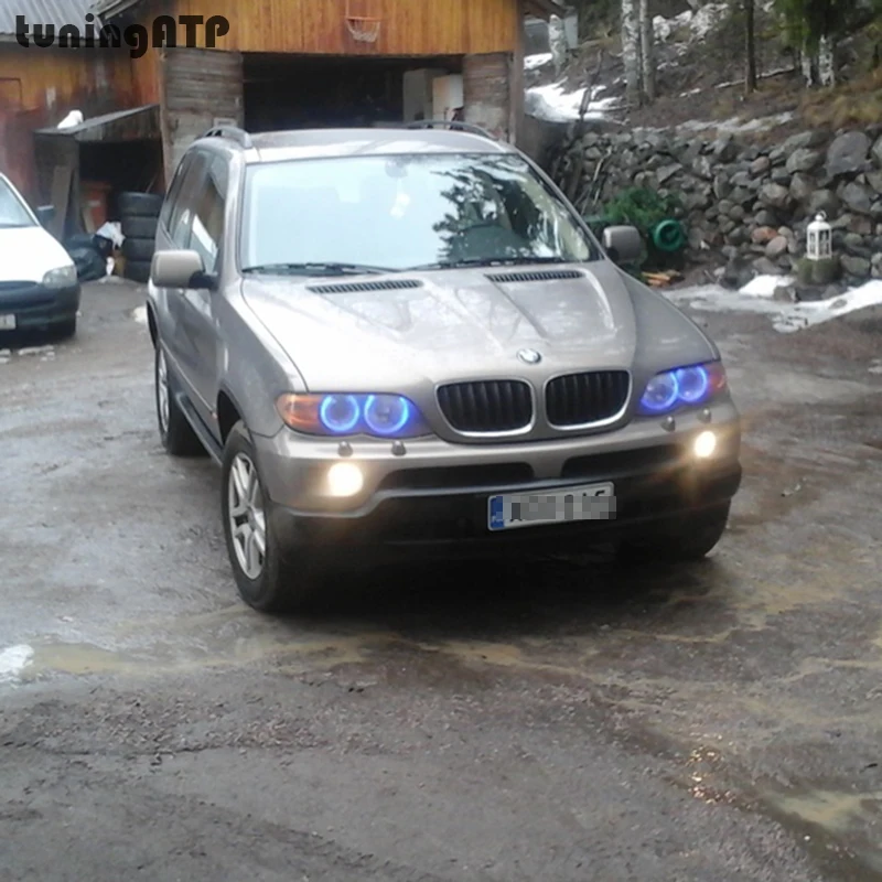 2x 6W ангельские глазки Светодиодный Маркер для BMW X5 E53 подтяжка лица версия