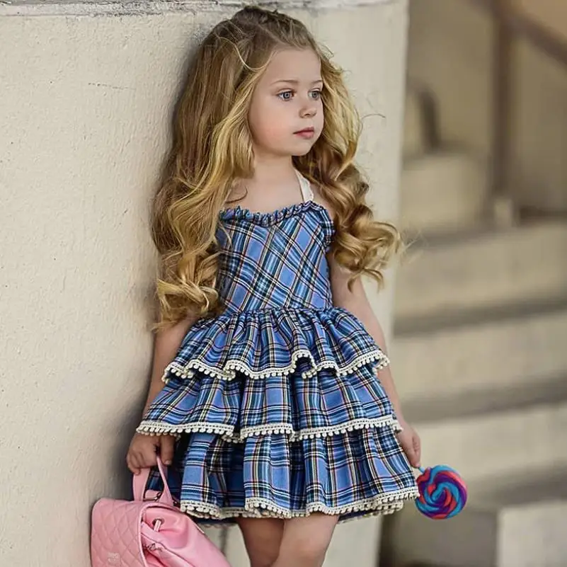 Платье для малышей из хлопка Vestido Infantil девочек лето 2019 новый стиль модная одежда