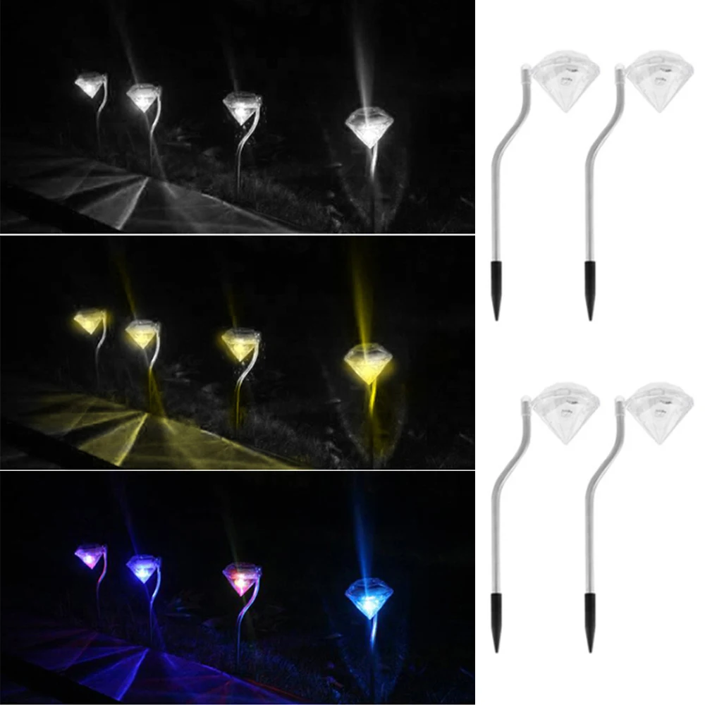 На солнечной энергии алмазы Газон Свет Солнечная энергия лампа Светодиодный