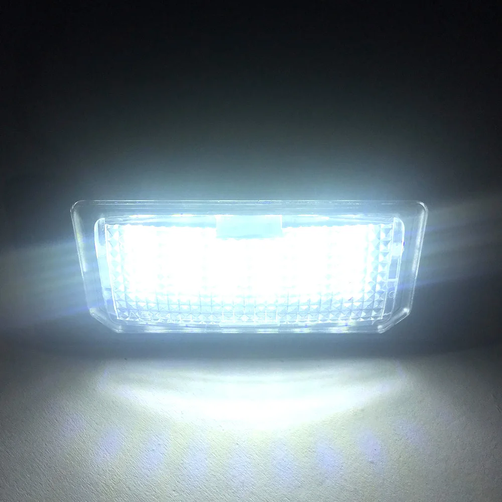 2 шт. светодиодный номерной знак светильник 12V для Volkswagen VW GOLF PASSAT POLO SHARAN TOURAN Тюнинг автомобилей аксессуары