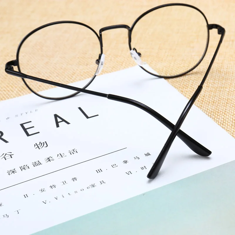 Новинка 2019 женские оптические оправы металлические круглые очки оправа для