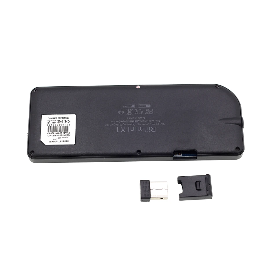 Rii Mini X1 португальский мини беспроводная клавиатура с мышью тачпад для Android tv Box Mini PC set top box 2,4 ГГц