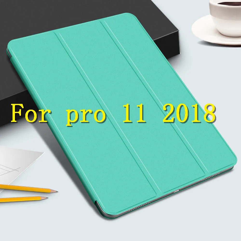 Green-11 Чехол для iPad Pro 11, умный чехол для iPad Pro 12,9,, чехол, ультра тонкий, с поддержкой зарядки, для iPad 11, 12,9 дюймов, чехол - Цвет: Green-11