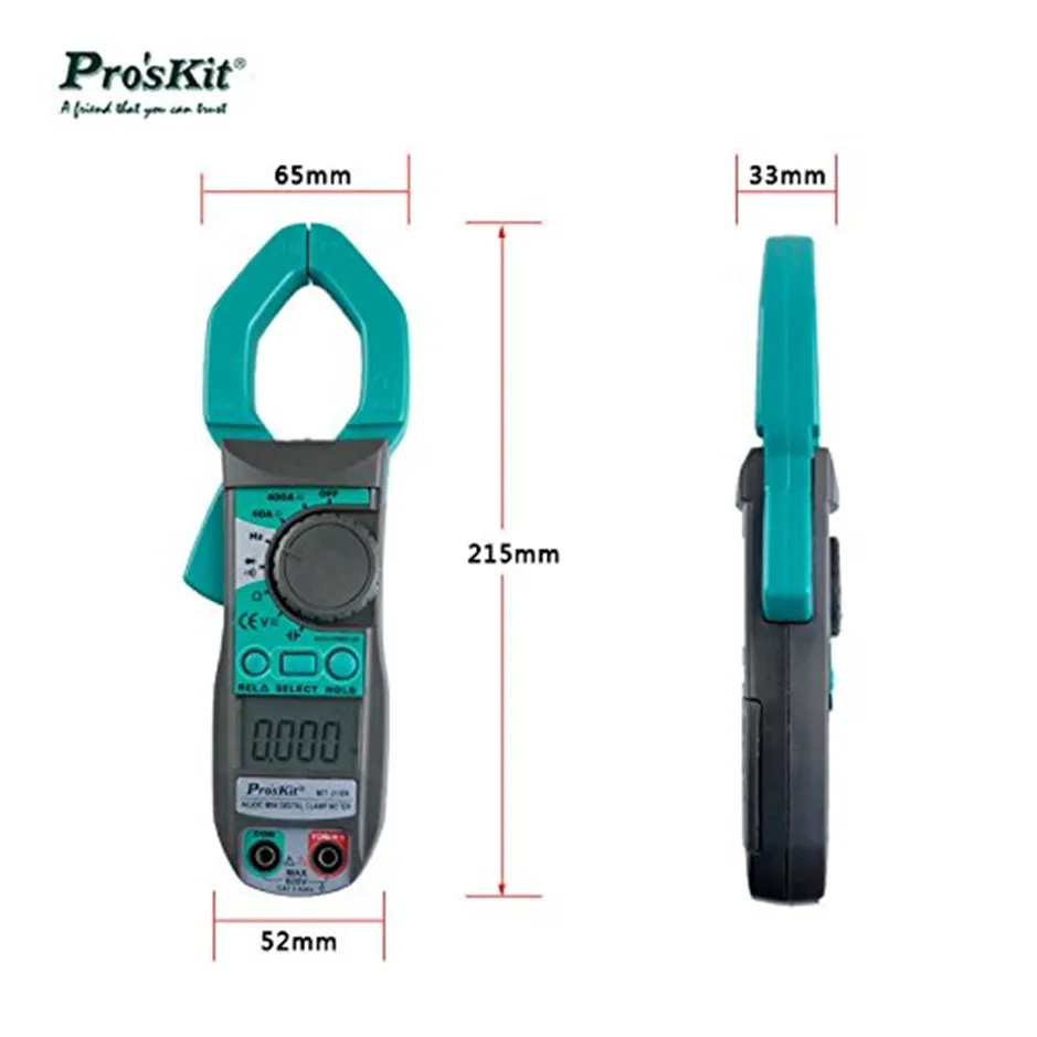 

MT-3109 3 3/4 Digital Multimeter Clamp Meter DC AC Voltage Current Capacity Resistance Tester