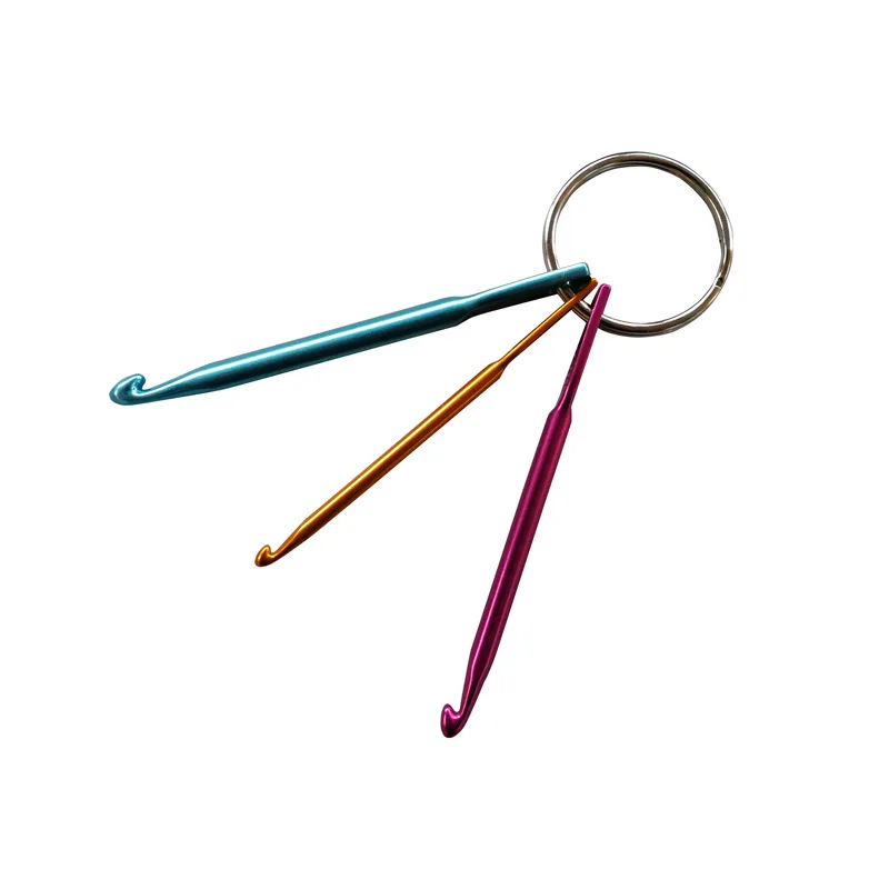 Разноцветные спицы DONYAMY для рукоделия мини алюминиевый крючок вязания