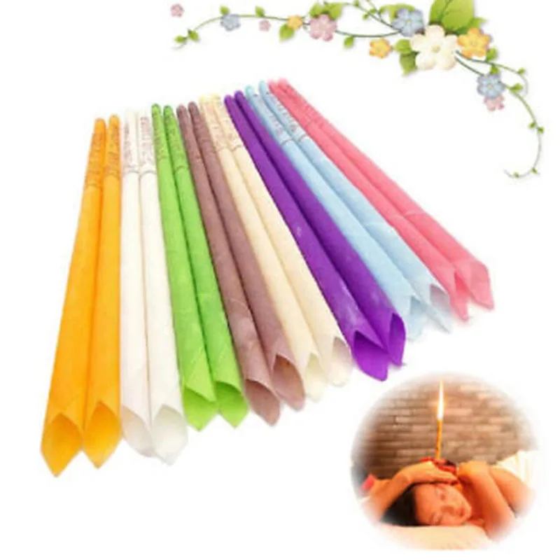 

20 Pcs Ear Candling Beeswax Set Essential Scented Ear Wax Candles Cleaner Kits DSG-Shipping