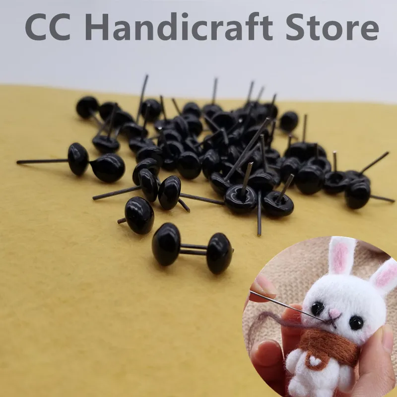 DIY Материал глаза животного шерсть кукла из фетра глаз иглы глаз Стекло глаза установленный на лицо куклы Плюшевый Медведь использовать аксессуары для валяния шерсть