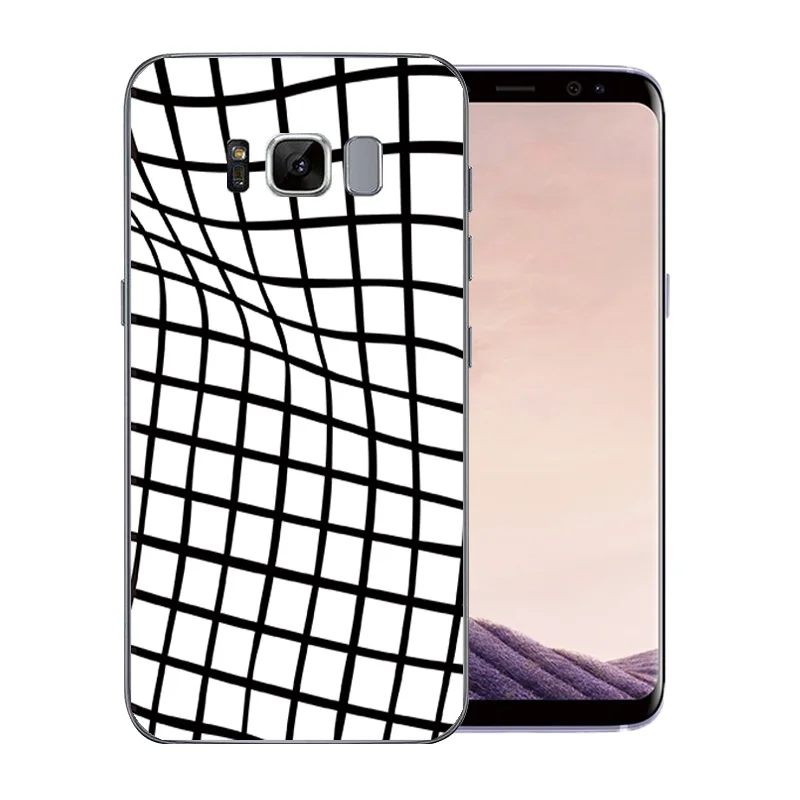Чехол для телефона Samsung Galaxy S8 прозрачный ТПУ Мягкий силиконовый чехол задней