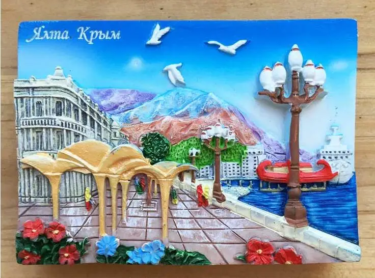 Крым Россия магниты на холодильник дорожные сувенирные магнитные наклейки | Дом