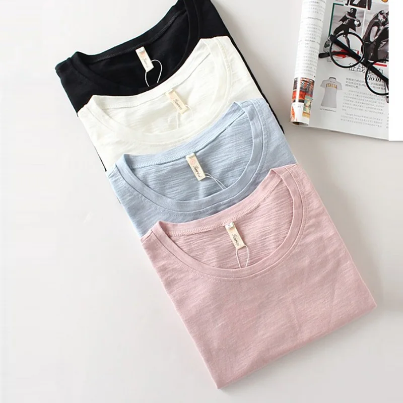 2019 Повседневное летние топы Для женщин пуловер с короткими рукавами О-образным