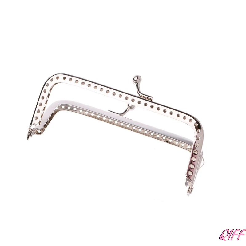 

1PC Metal Sewing Holes Handbag Clutch Coin Purse Bag Frame Kiss Clasp Arch 8.5cm