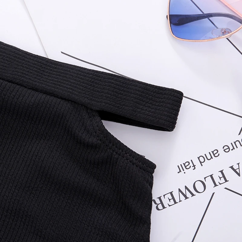 Женский купальник бикини с высокой талией Biquni однотонный на тонких бретельках