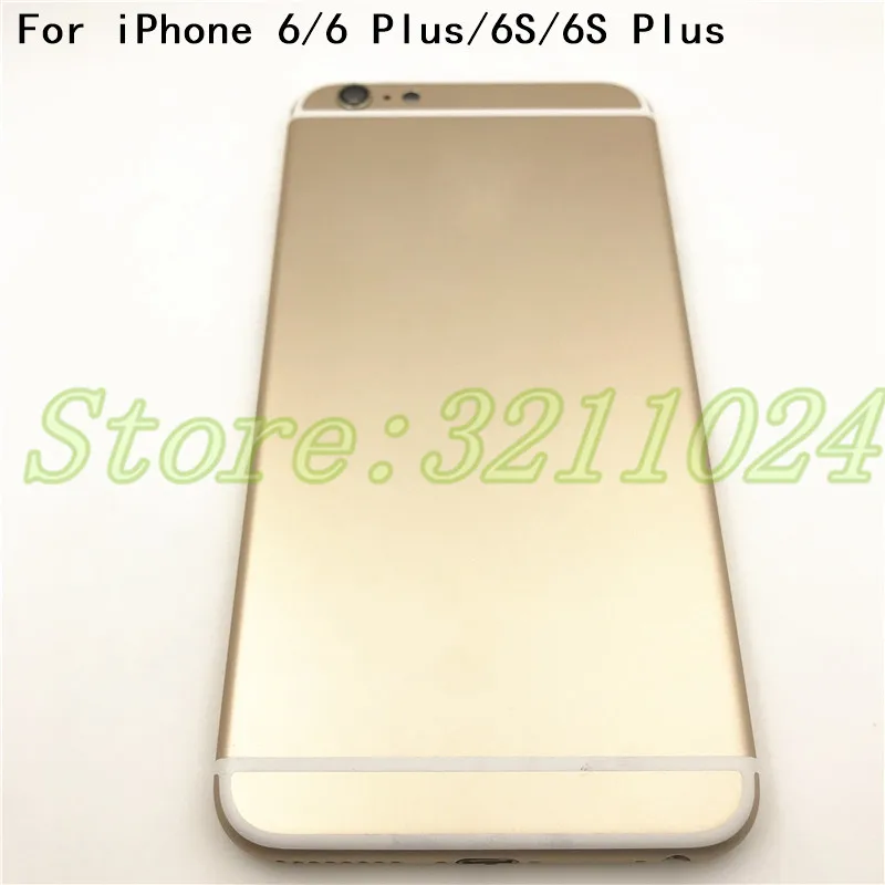 Новинка для iPhone 6 6S P задняя крышка батарейного отсека 6G Plus средняя рамка Шасси с