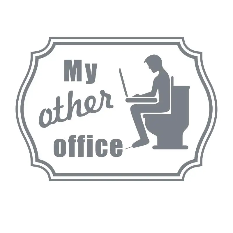 Бесплатная доставка My Другое офисные виниловые с цитатами Туалет Стикеры Closetool