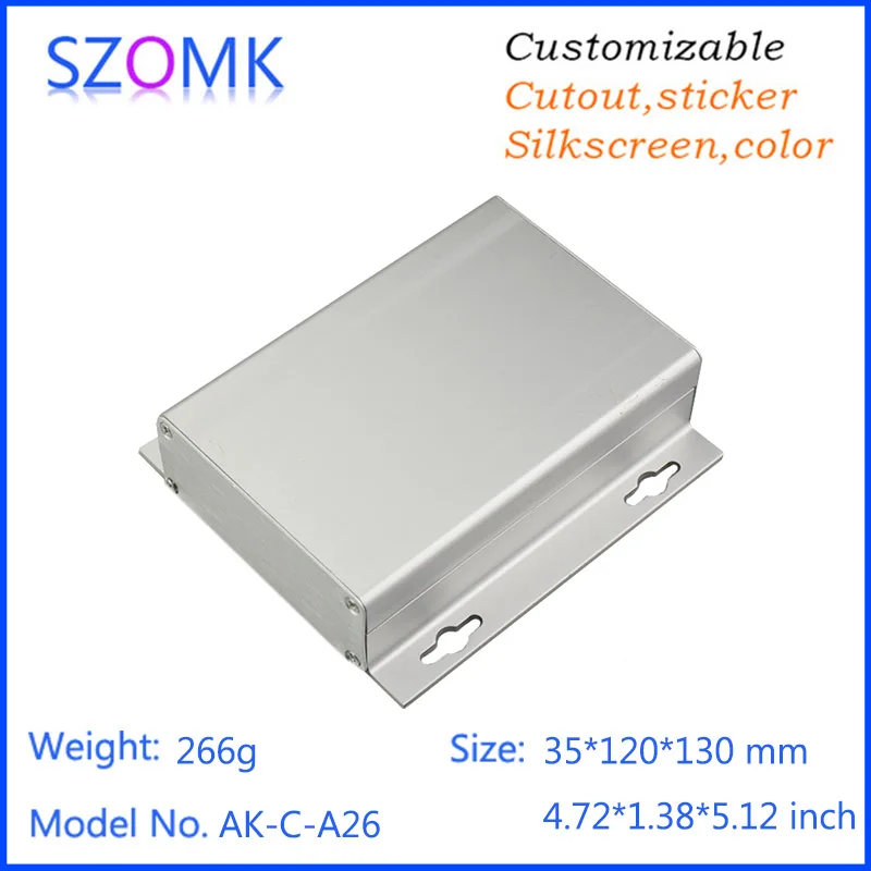 1 шт. 35*120*130 мм хит продаж экструдированный алюминиевый корпус электроники