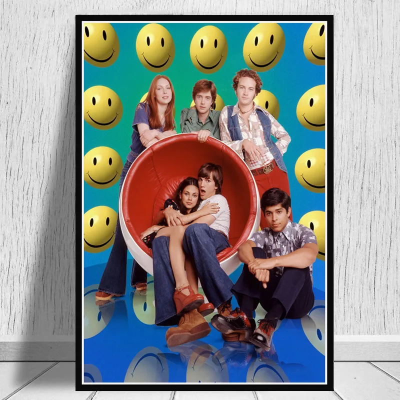 Лидер продаж классический постер фильмов 70 сериала друзья художественная живопись на холсте настенные