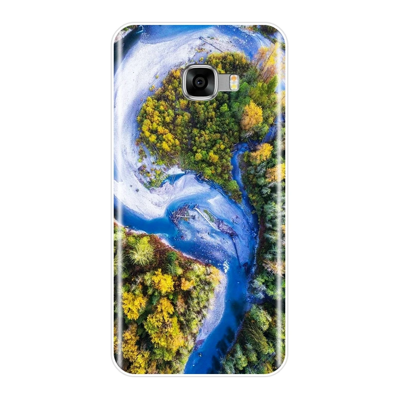 Чехол для Samsung Galaxy C5 C7 C8 мягкий силиконовый чехол-накладка C9 Pro | Мобильные
