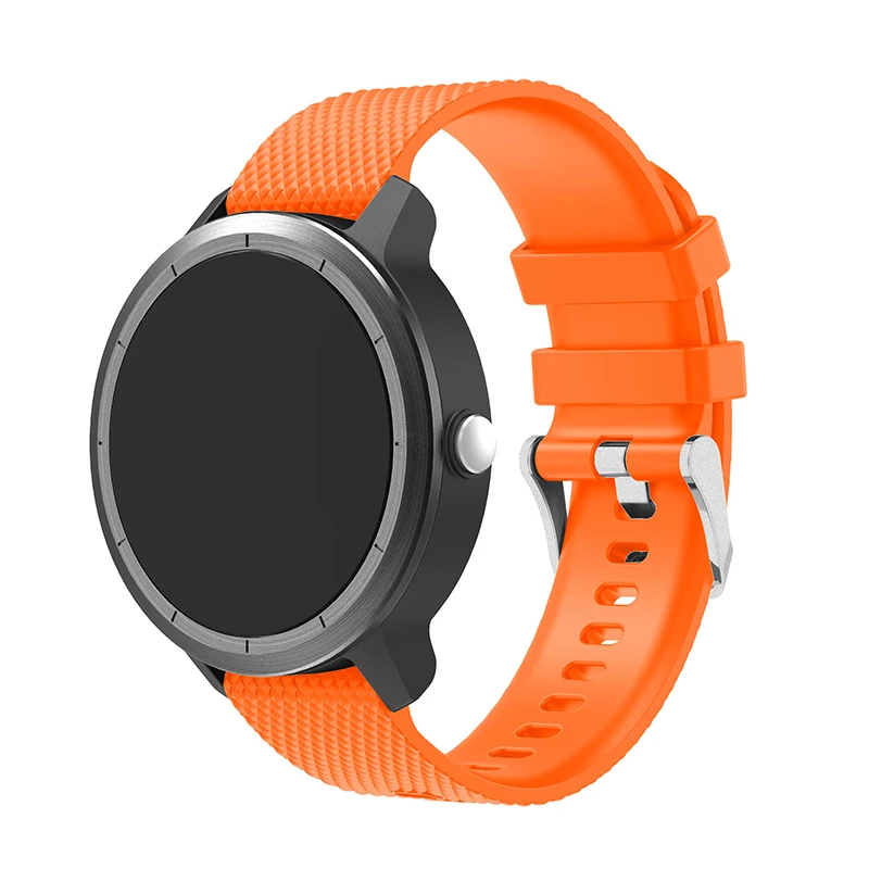 Ремешок силиконовый для наручных часов Garmin vivoactive 3 сменный спортивный браслет 20
