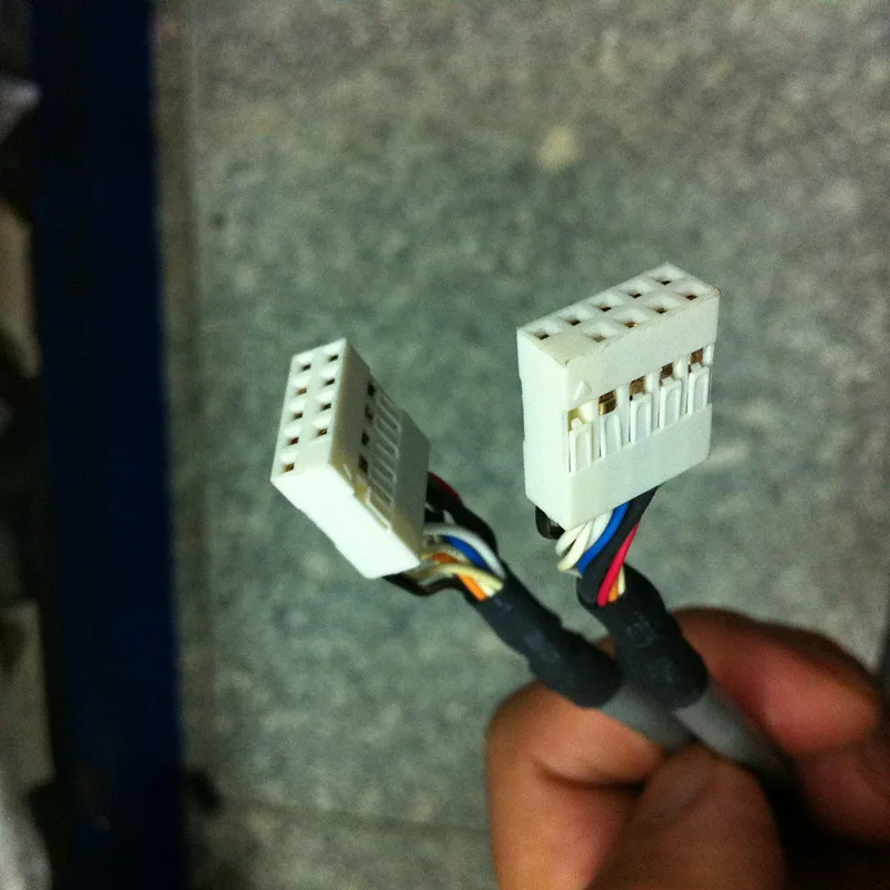 Internal Motherboard 9p to 2 Port IEEE 1394A 400 FireWire Full Height Profile Rear Bracket Cable 30cm |