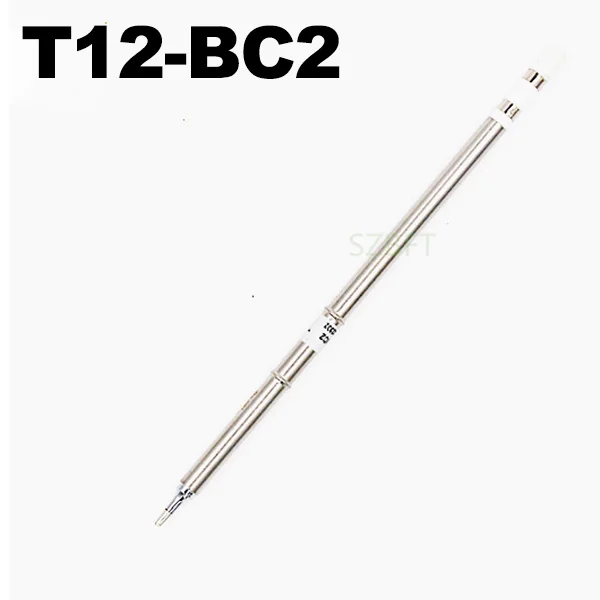 BC2 SZBFT наконечники паяльника T12-BC2 B B2 BC1 BC2 BC3 B4 BCF1 ect серии для Hakko паяльная станция FX-951 FX-952 - Цвет: BC2