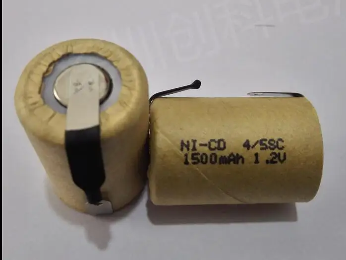 10 шт NI-CO батарея 4/5SC 1,2 V 1500mAh SC батарея 3 перезаряжаемая лента для ног