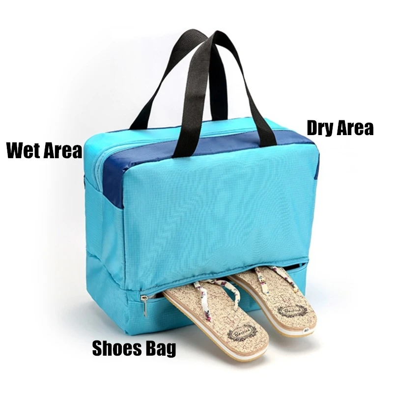 Уличная портативная водонепроницаемая сумка пляжные купальники туфли с