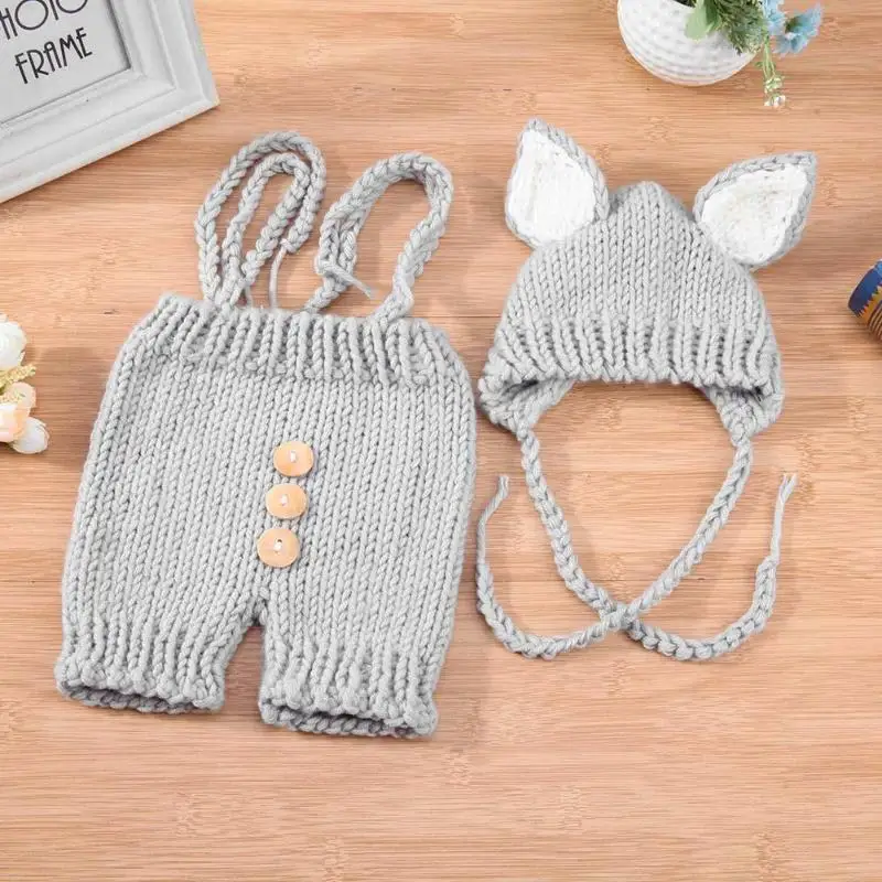 2 шт./компл. Зимний милый детский студийный реквизит для фотосъемки новорожденных