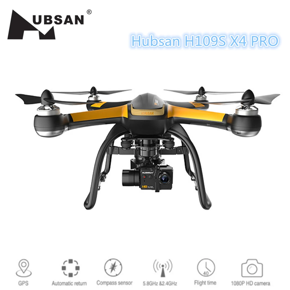 Hubsan X4 PRO H109S Профессиональный gps Радиоуправляемый Дрон бесщеточный 5,8G 7CH Квадрокоптер FPV 1080P HD камера Вертолет