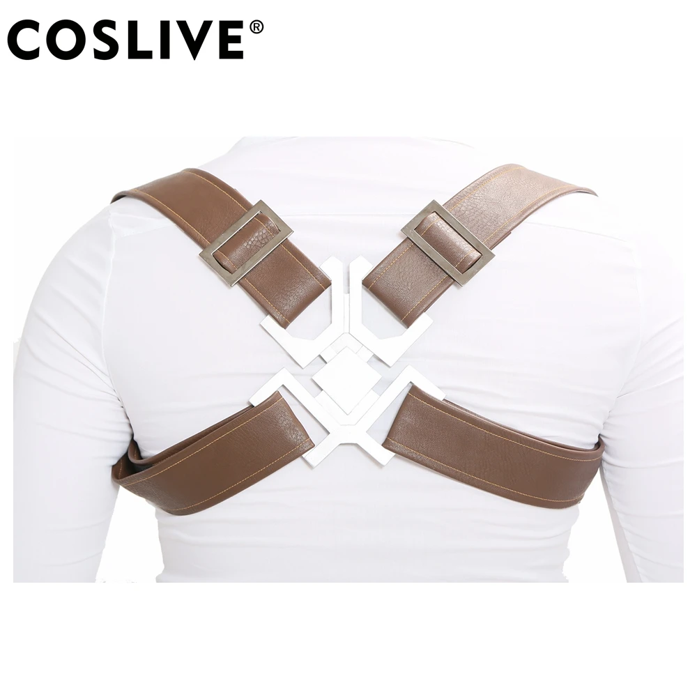 Captain America Shoulder Straps - Adjustable Harness with Resin Buckle | Coslive Superhero Bretelle Cosplay Costume Accessories image 3