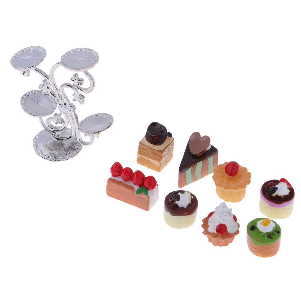 9 шт 1/12 кукольный домик миниатюрные продукты питания поставляет фруктовый стенд