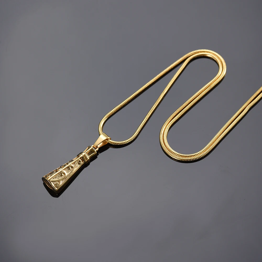 LKJ9940 Pagoda Design Newest Men Women Necklace Screw Cremation Pendant Stainless Steel Material Keepsake Jewelry | Украшения и