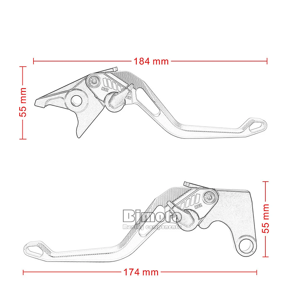 BJMOTO для Yamaha YZF R3- YZF R25- MT25 MT-25/MT-03 мотоцикл MT03 MT 03 сцепные рычаги 5D