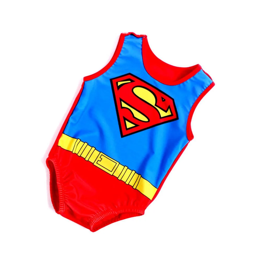 Слитный купальник с героями мультфильмов для маленьких мальчиков Детский