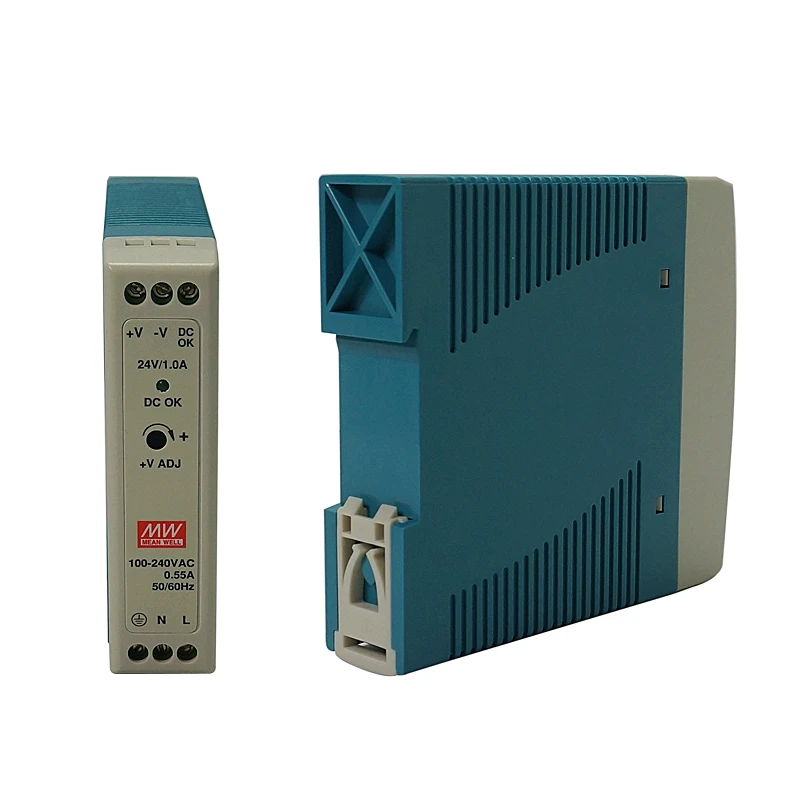 

MDR-10 Power MDR-10-24 24V 1A Single Output Industrial DIN Rail DC Power Supply