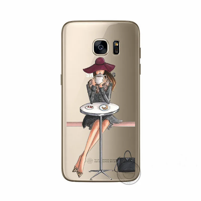 Для samsung Galaxy J1 2016 J120 чехол для телефона Прохладный магазины девушка розы Минни