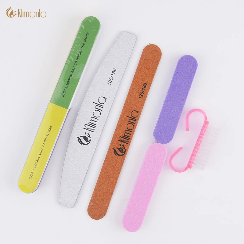 6 шт/лот профессиональный набор пилок для ногтей кистей дизайна прочная