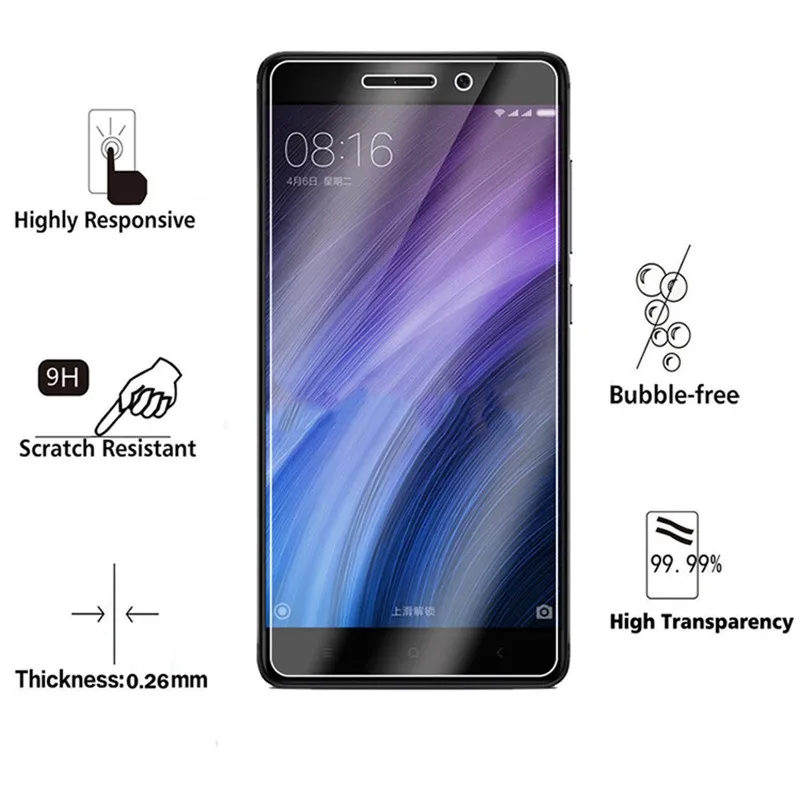 MRGO закаленное стекло для Xiaomi Redmi 4 Pro Защитная пленка для экрана 9H 2.5D Защитная пленка для телефона для Xiaomi Redmi 4 Pro закаленное стекло