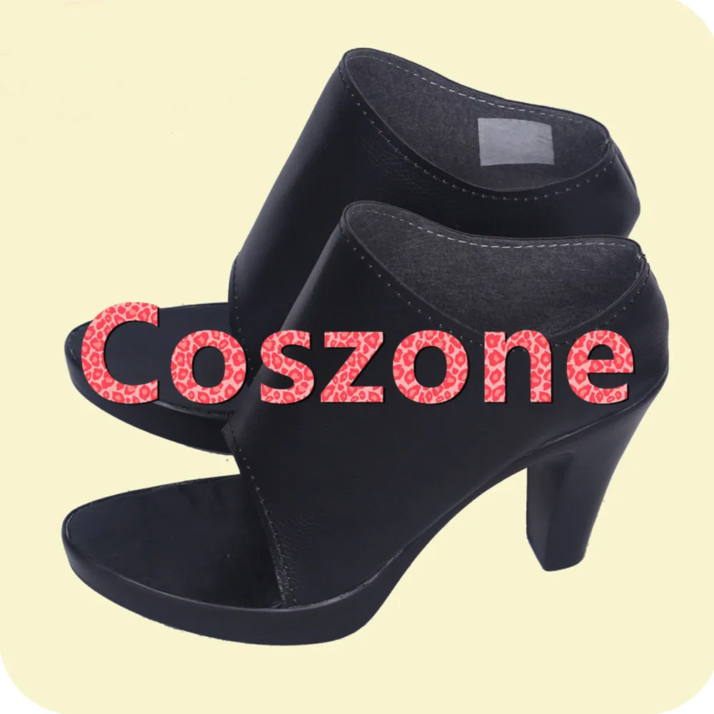NieR: Automata YoRHa Type A No.2 A2 Black Cosplay Shoes Boots Halloween Carnival Party Costume Accessories | Тематическая одежда и