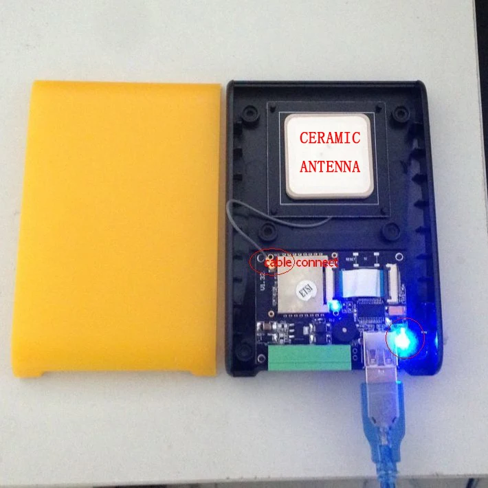 RS232 интерфейс Настольный UHF RFID считыватель и писатель 868 МГц|rs232 smart card reader|reader