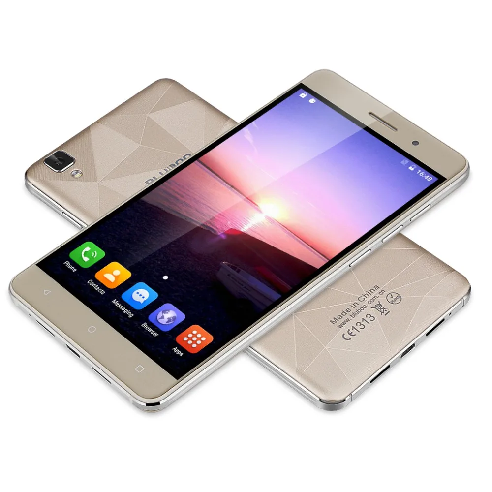 Original Bluboo Maya Android 6.0 Cellphone MT6580A Quad Core 5.5&quot JDI 1280x720 Mobile Phone 2GB RAM+16GB ROM 3000mAh Smartphone |