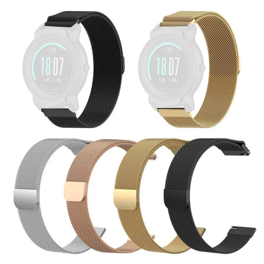 Миланская металлическая сетка из нержавеющей стали сменный ремешок для Ticwatch E2