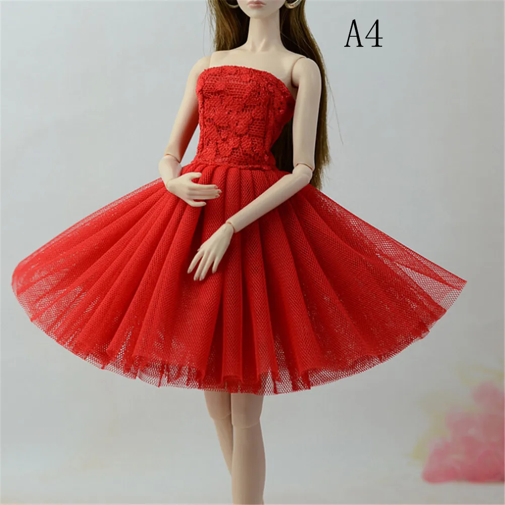 

Doll Dresses Elegant Lady Black Little Dress Evening Dress Clothes for Girl Dolls For 1/6 BJD Doll Gift Doll Accessories