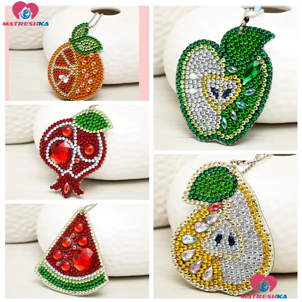 DIY Кристальный узор Алмазная вышивка 5D алмазная картина брелок круглая новая