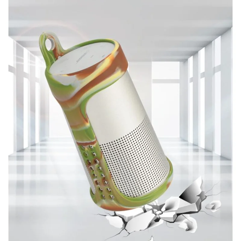 LEORY Мягкий силиконовый чехол для Bose для Soundlink Revolve bluetooth динамик портативный защитный Противоскользящий чехол