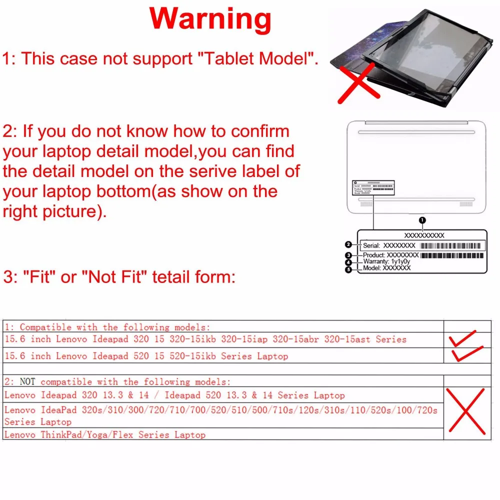 Защитный чехол Alapmk для 15," ноутбука lenovo Ideapad 320 15/330 15/520 15 [не подходит для других моделей]