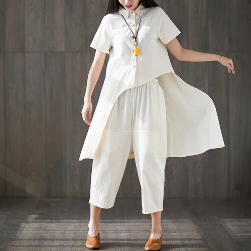 Женский офисный однобортный комплект из двух предметов необычный с отложным