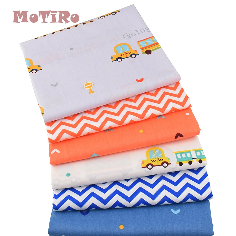 Printed Twill Cotton Fabric for DIY Sewing & Quilting Cute Cartoon Pattern Patchwork Quilt Bundle Material Child | Дом и сад