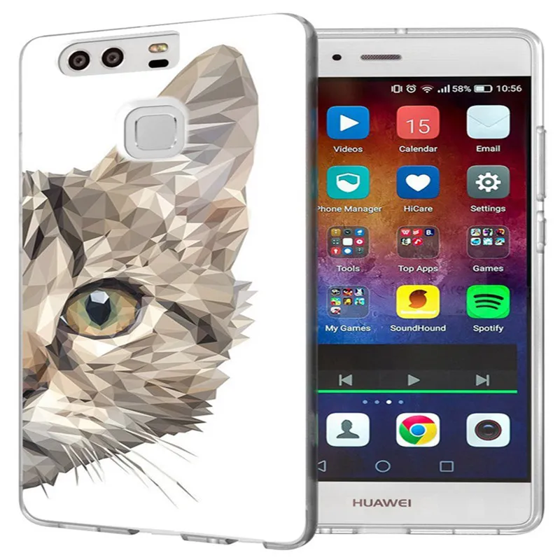 TPU чехол для Huawei P10 Lite P9Lite P8 2016 2017 Y5 II 2 Y5ii/Y6ii цветной мягкий с кроликом Fundas A193 |