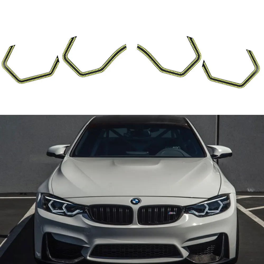Supter Cool 7000K Xenon White SMD LED M4 Стиль ангельские глазки гало кольца фары для BMW M3 M5 F30